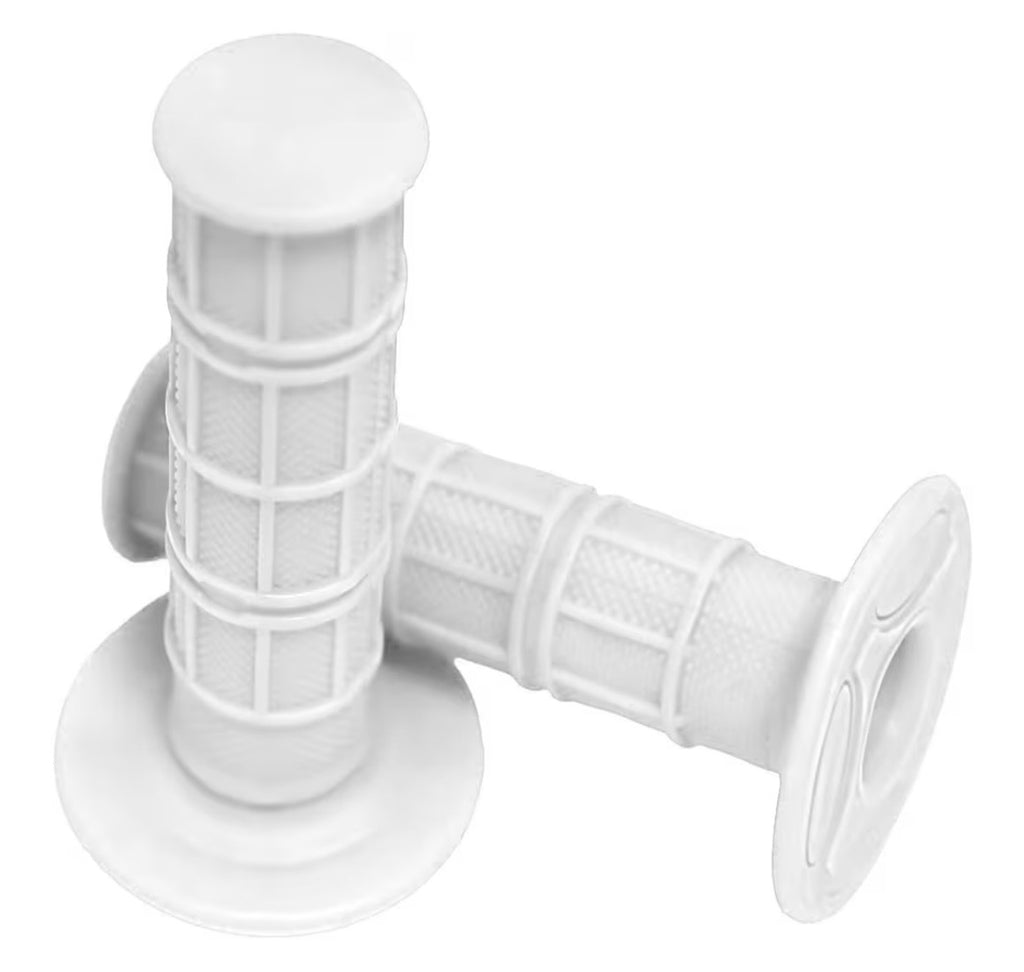 White e-bike grips