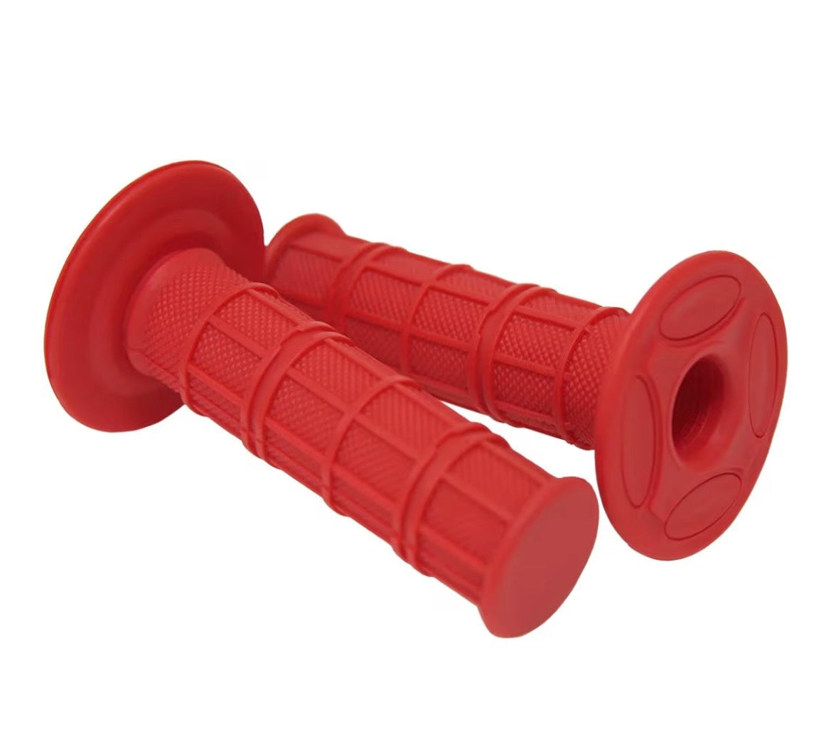 Red e-bike grips