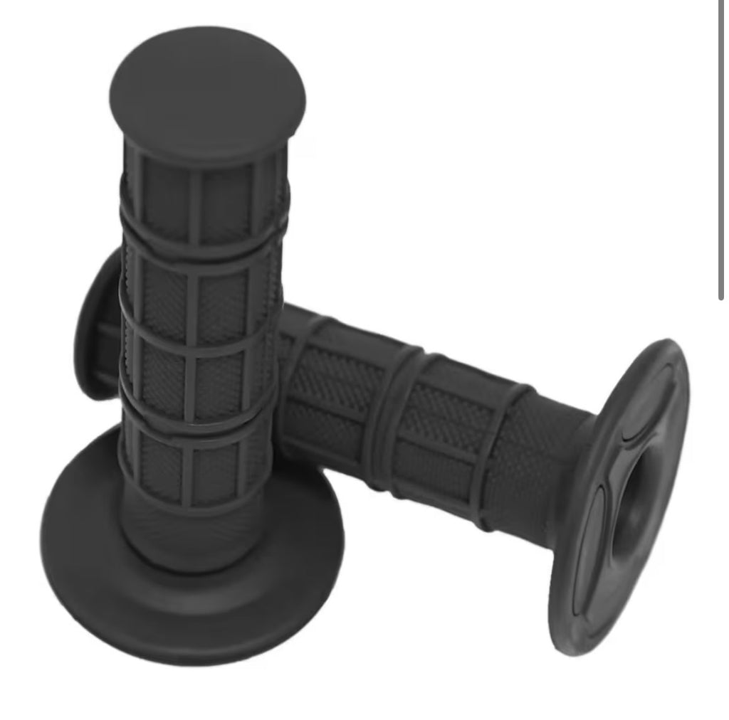 Black e-bike grips