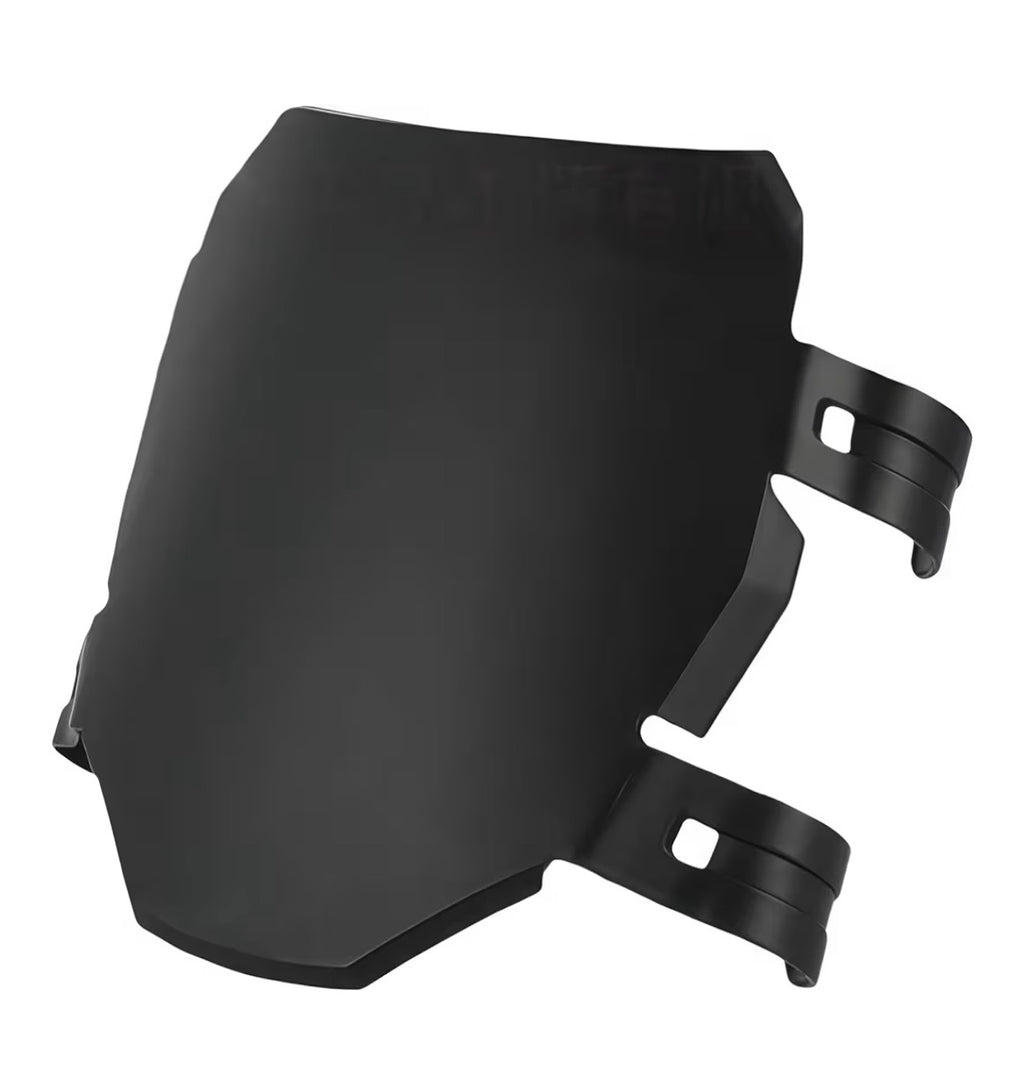 Black e-bike plate