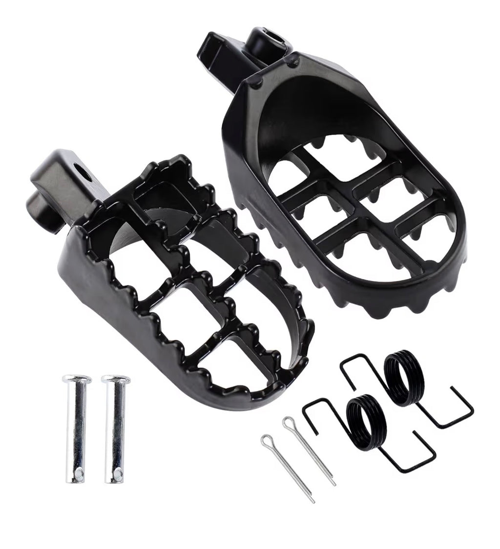 Black e-bike pegs
