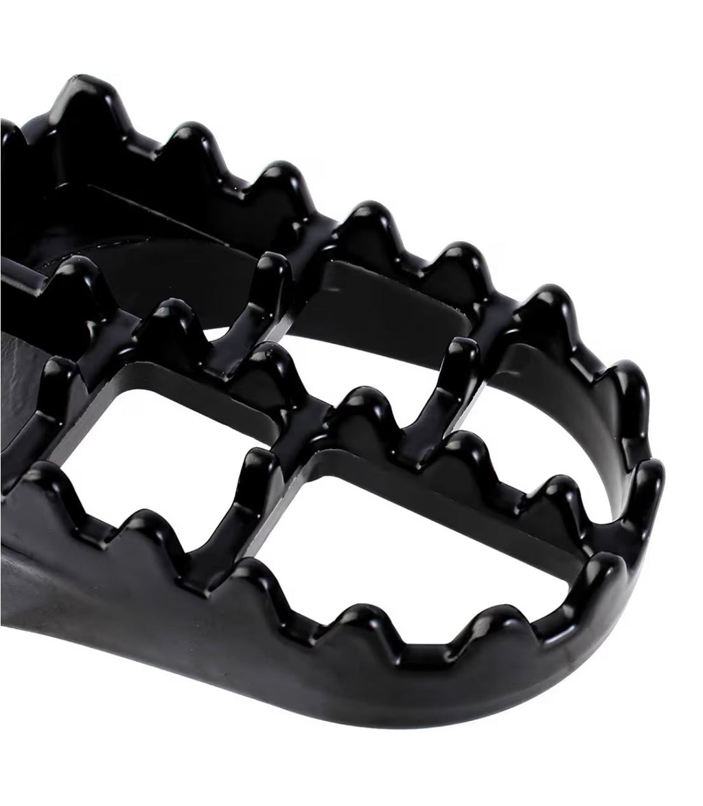 Black e-bike pegs
