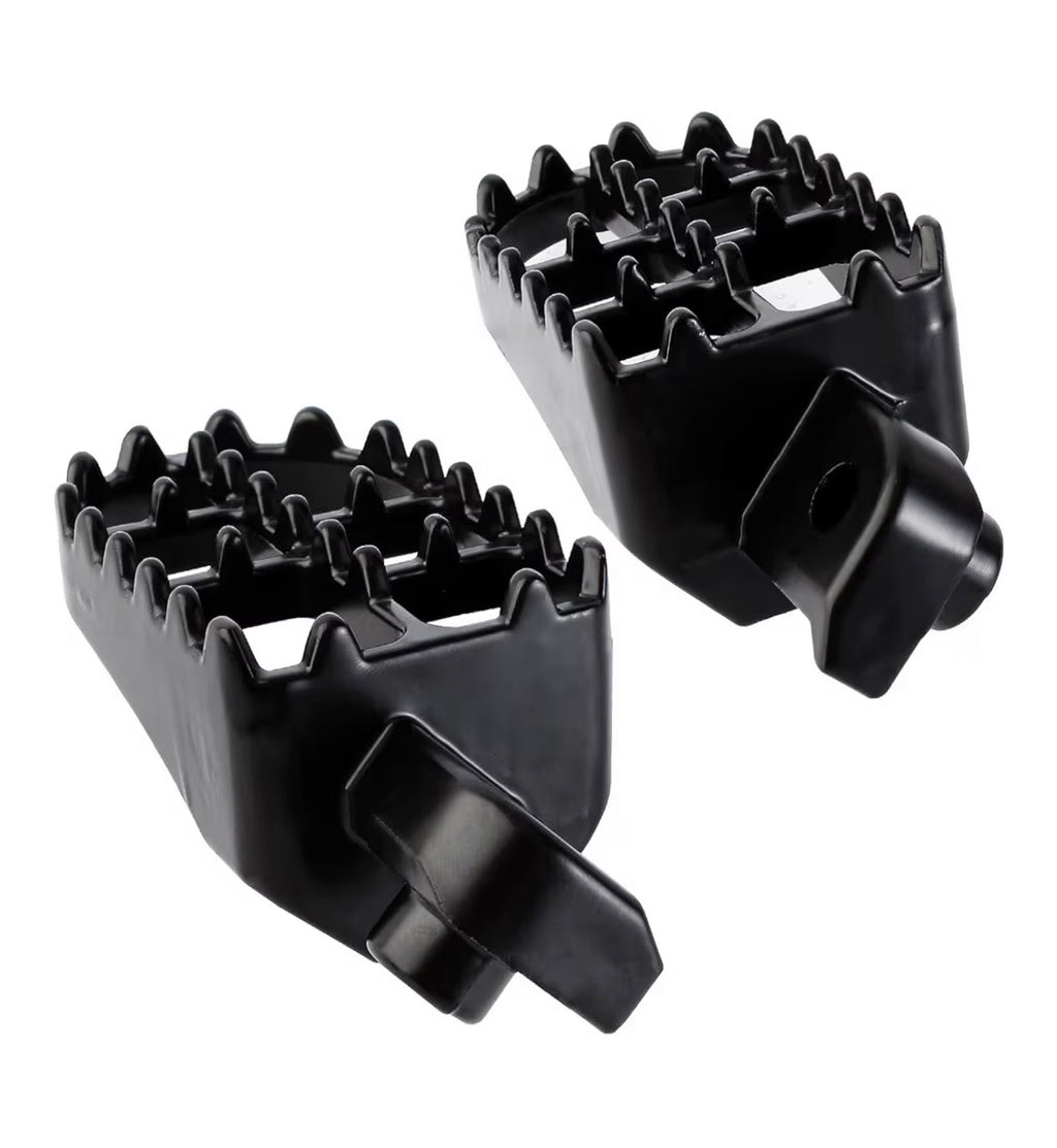 Black e-bike pegs