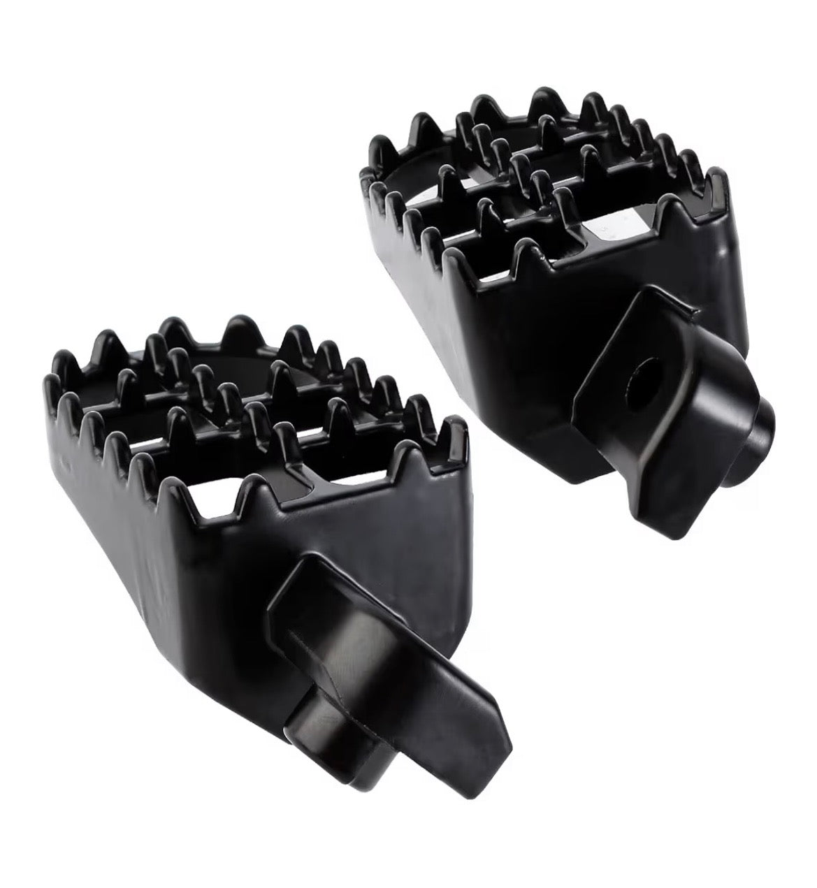 Black e-bike pegs