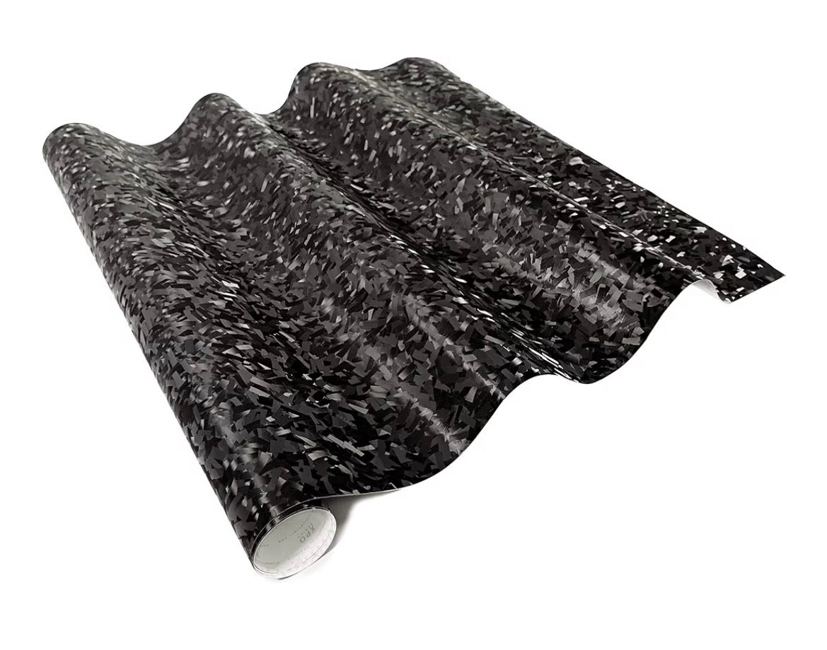 Carbon Vinyl Wrap Roll (1ft x 5ft, Black)