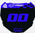 Blue 00 odi plate decal
